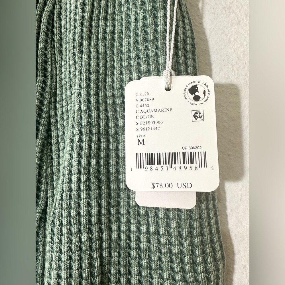 Free People One Pari Midi Skirt in Aquamarine size Medium NWT - Picture 9 of 14
